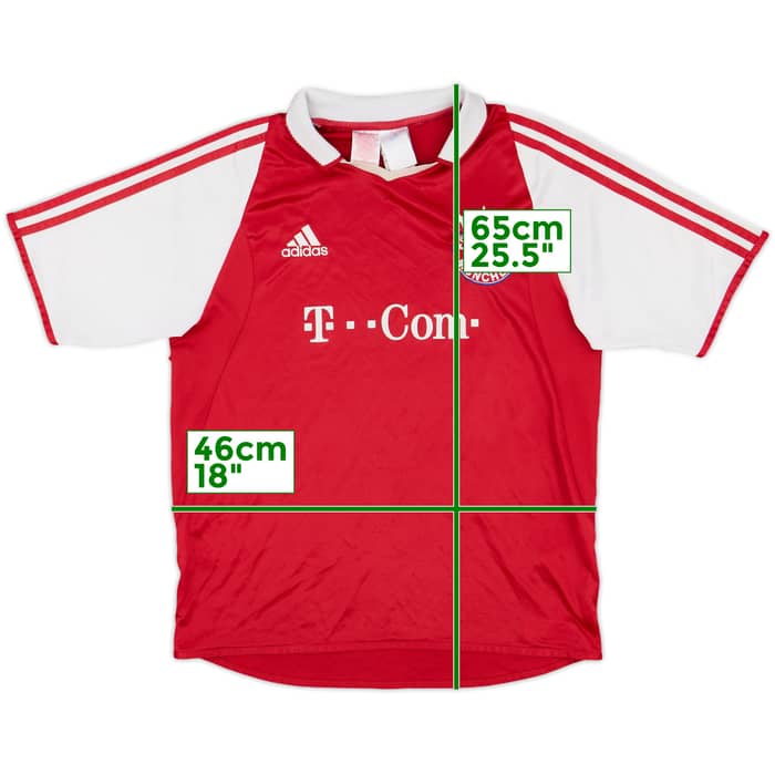 2003-04 Bayern Munich Home Shirt - 6/10 - (XL.Boys)