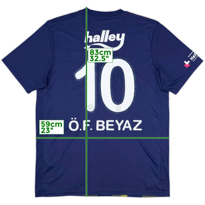 2019-20 Fenerbahce Home Shirt O.F.Beyaz #10 - 8/10 - (M)