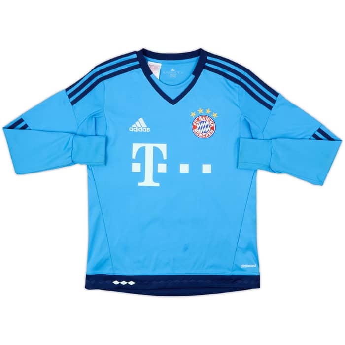 2015-16 Bayern Munich GK Shirt Neuer #1 - 8/10 - (L.Boys)