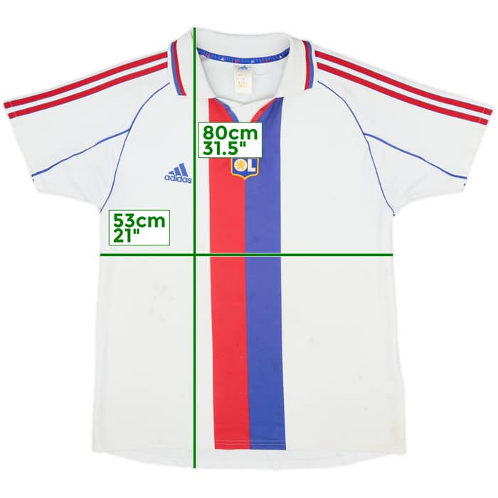 2000-01 Lyon Player Issue Home Shirt - 5/10 - (M)