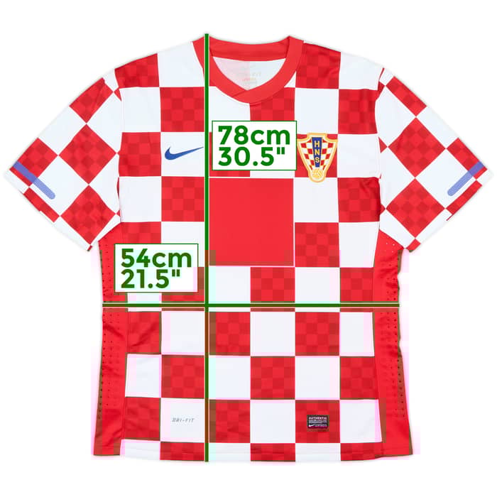 2010-12 Croatia Player Issue Home Shirt - 9/10 - (XL)