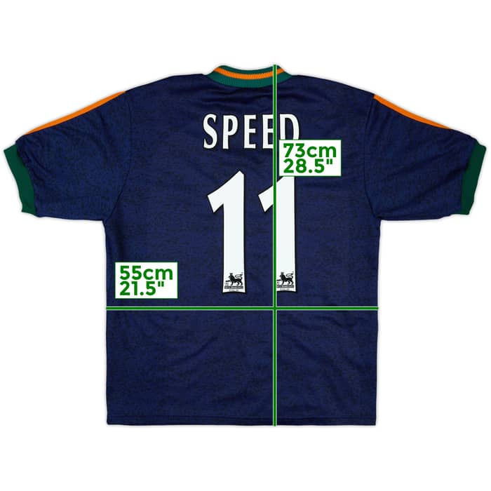 1997-98 Newcastle Away Shirt Speed #11 - 9/10 - (M)