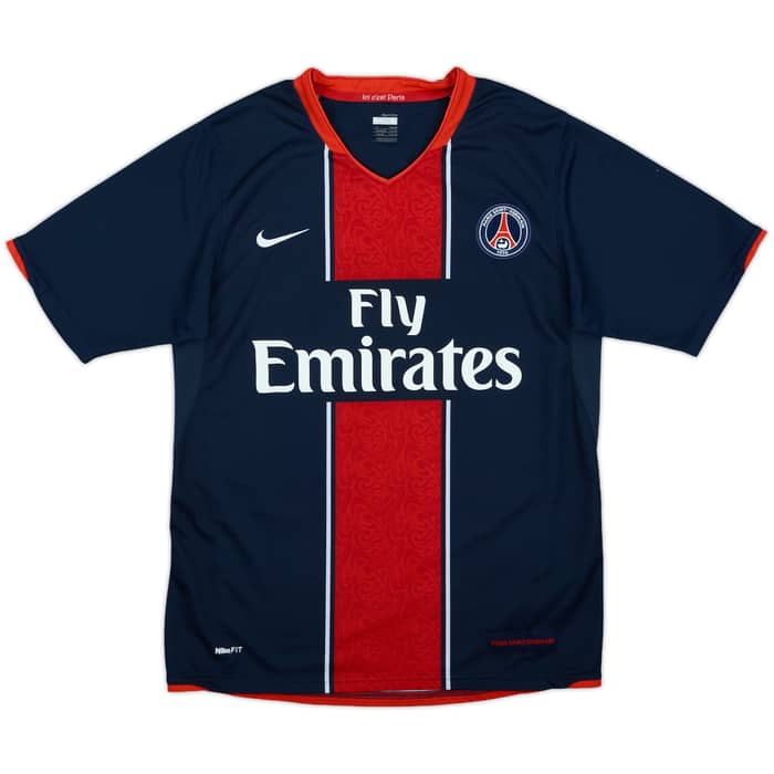 2007-08 Paris Saint-Germain Home Shirt - 8/10 - (S)