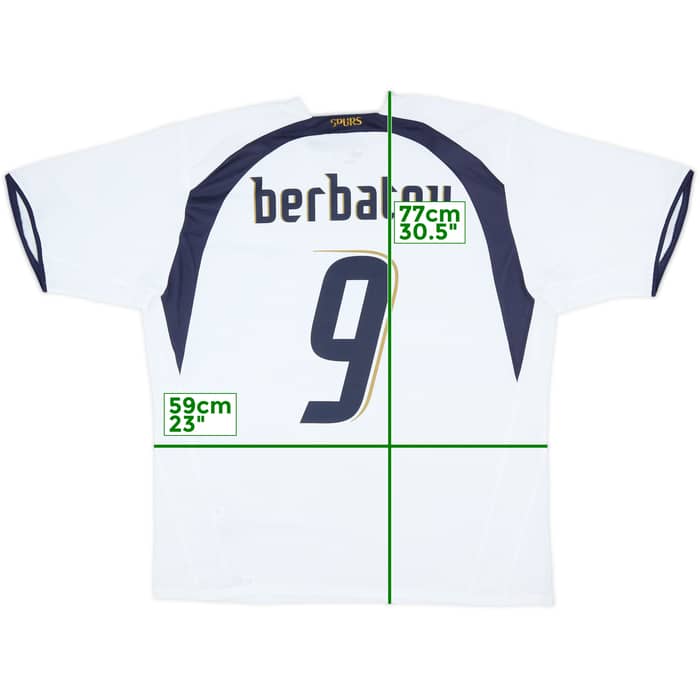 2006-07 Tottenham Home Shirt Berbatov #9 (XL)