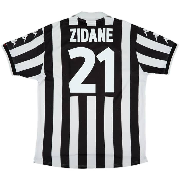 1998-99 Juventus Home Shirt Zidane #21 - 7/10 - (XXL)