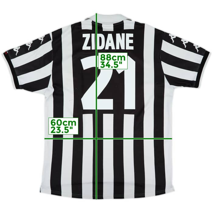 1998-99 Juventus Home Shirt Zidane #21 - 7/10 - (XXL)