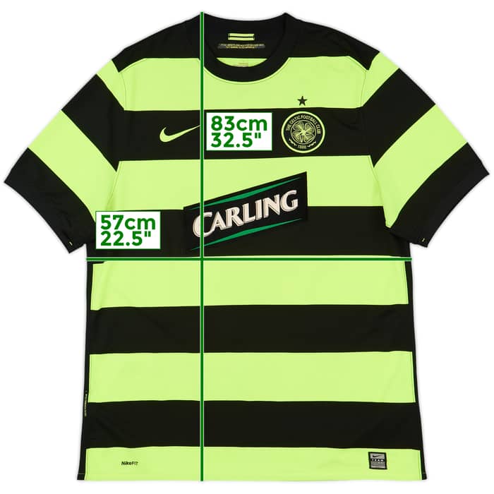 2009-11 Celtic Away Shirt - 8/10 - (XL)