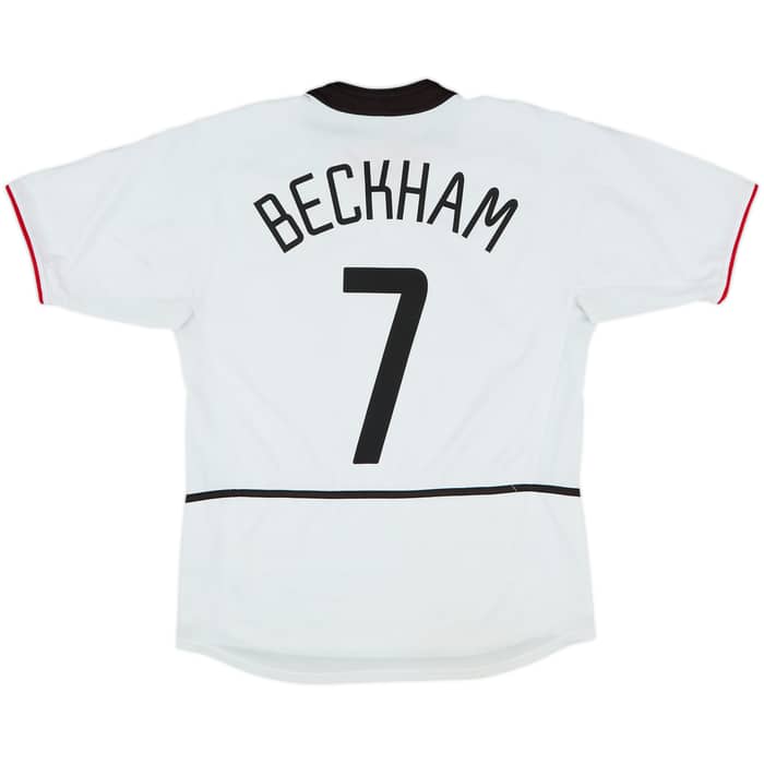 2002-03 Manchester United Away Shirt Beckham #7 - 7/10 - (M)