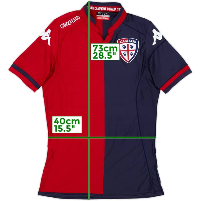 2015-16 Cagliari Home Shirt - 9/10 - (S)