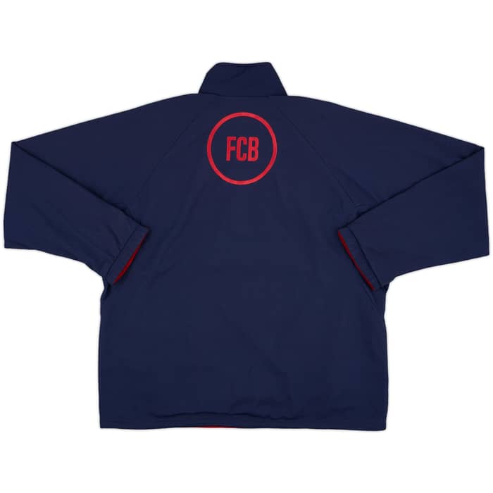 2000-02 Barcelona Nike Reversible 1/4 Zip Drill Top - 8/10 - (M)