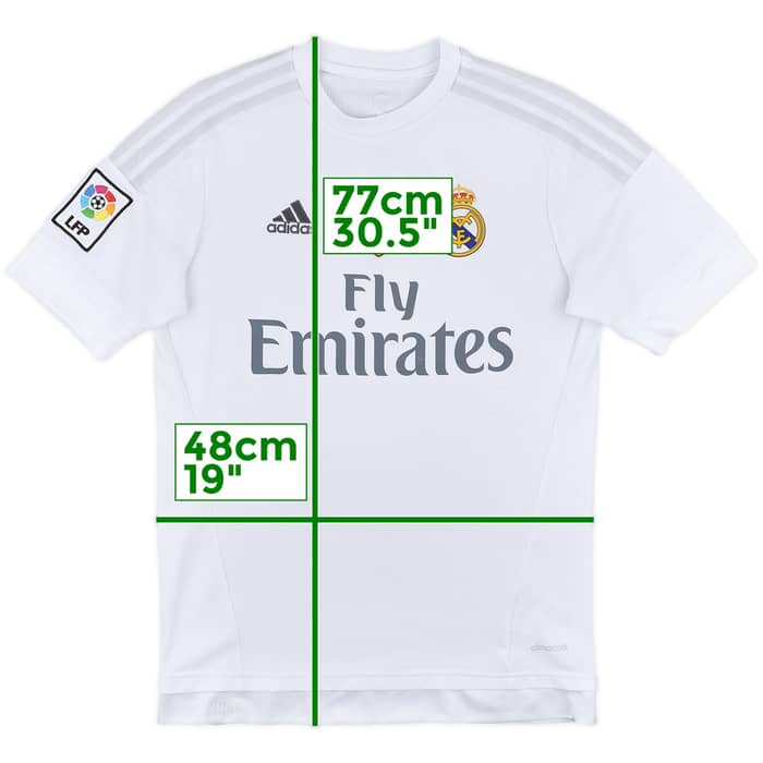 2015-16 Real Madrid Home Shirt - 6/10 - (XL.Boys)