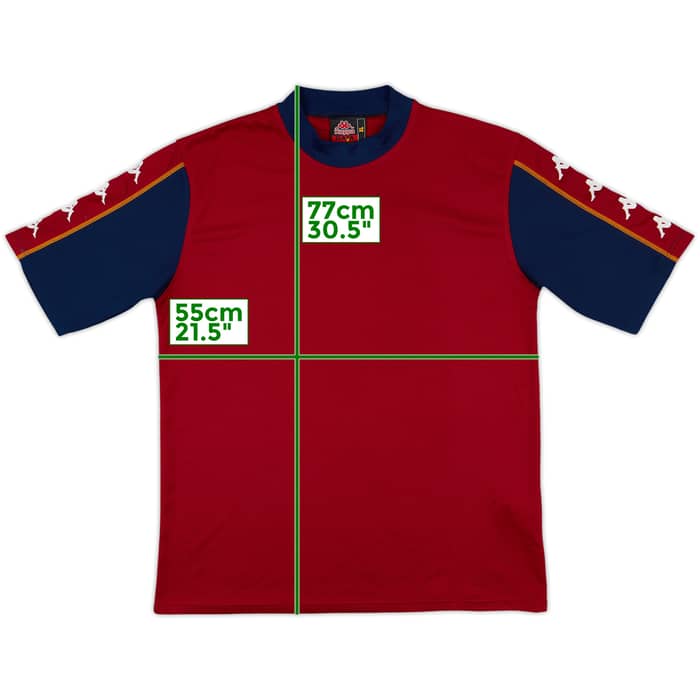 2000-01 Roma Kappa Training Shirt - 7/10 - (XL)