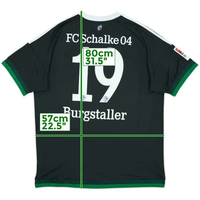 2015-17 Schalke Third Shirt Burgstaller #19 - 9/10 - (XL)