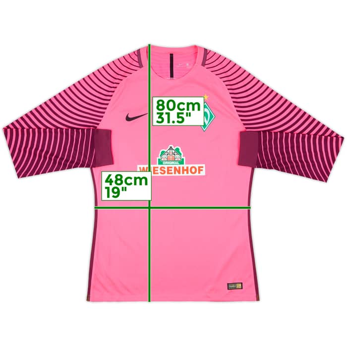 2016-17 Werder Bremen Authentic GK Shirt - 10/10 - (L)