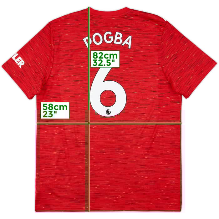 2020-21 Manchester United Home Shirt Pogba #6 - 10/10 - (XL)