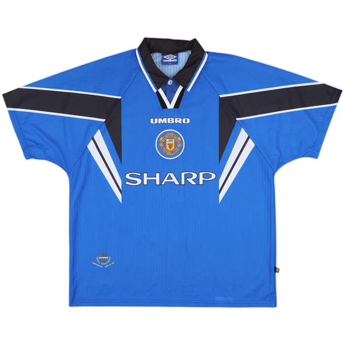 1996-98 Manchester United Third Shirt Cantona #7 - 9/10 - (XXL)