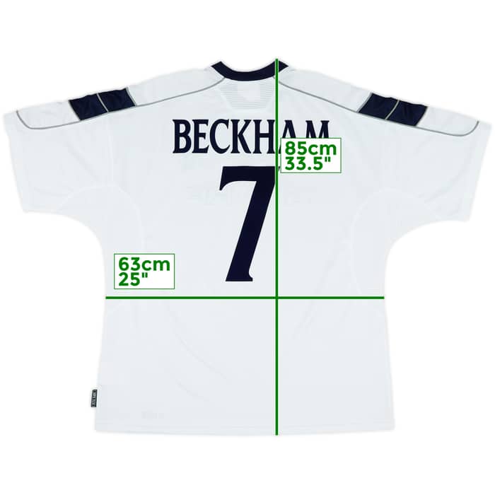 1999-00 Manchester United Third Shirt Beckham #7 - 9/10 - (XXL)