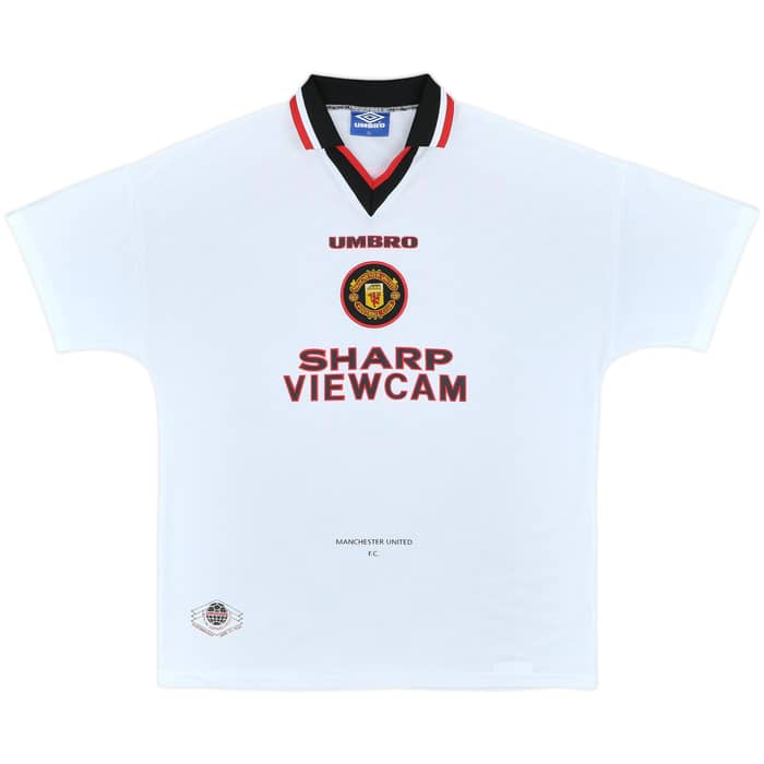 1996-97 Manchester United Away Shirt Cantona #7 - 9/10 - (XL)