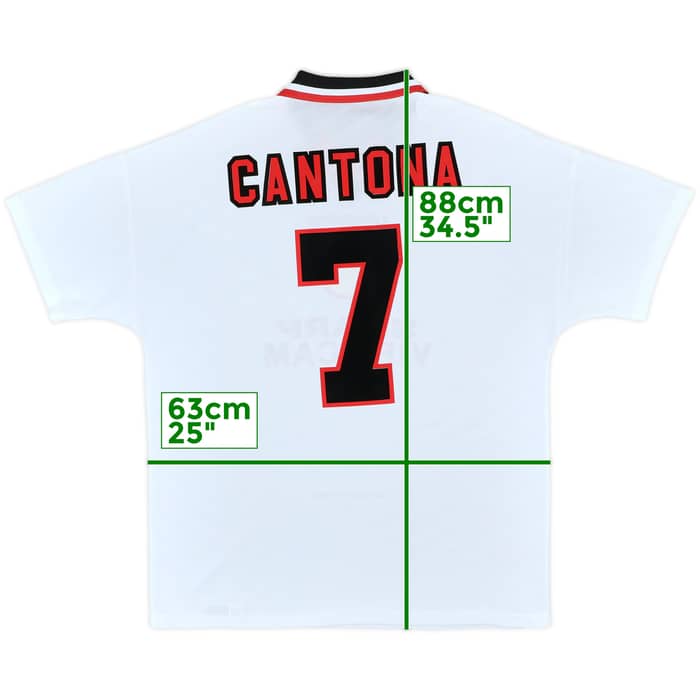 1996-97 Manchester United Away Shirt Cantona #7 - 9/10 - (XL)