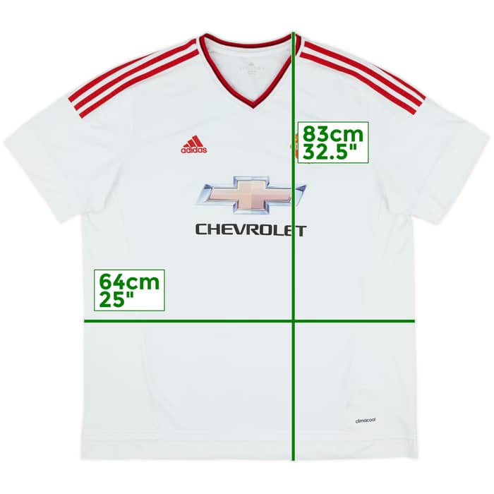 2015-16 Manchester United Away Shirt - 5/10 - (XXL)