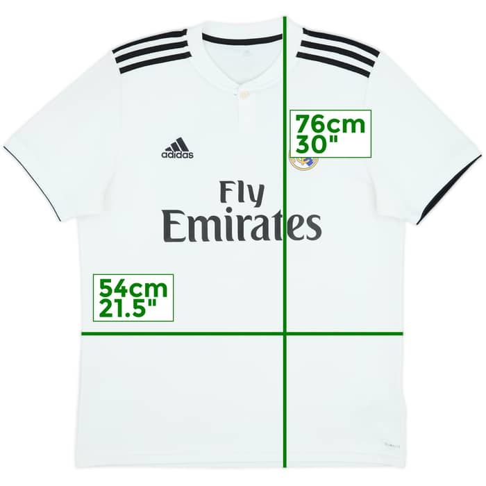 2018-19 Real Madrid Home Shirt - 9/10 - (L)