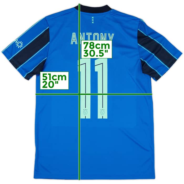 2021-22 Ajax Away Shirt Antony #11 (M)