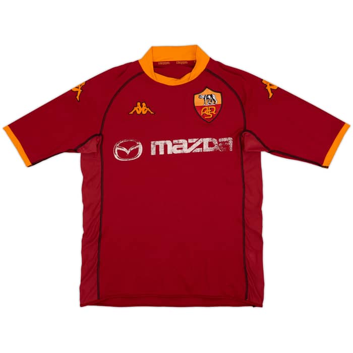 2002-03 Roma Home Shirt - 5/10 - (XL)