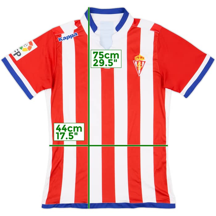 2015-16 Sporting Gijon Home Shirt - 7/10 - (M)