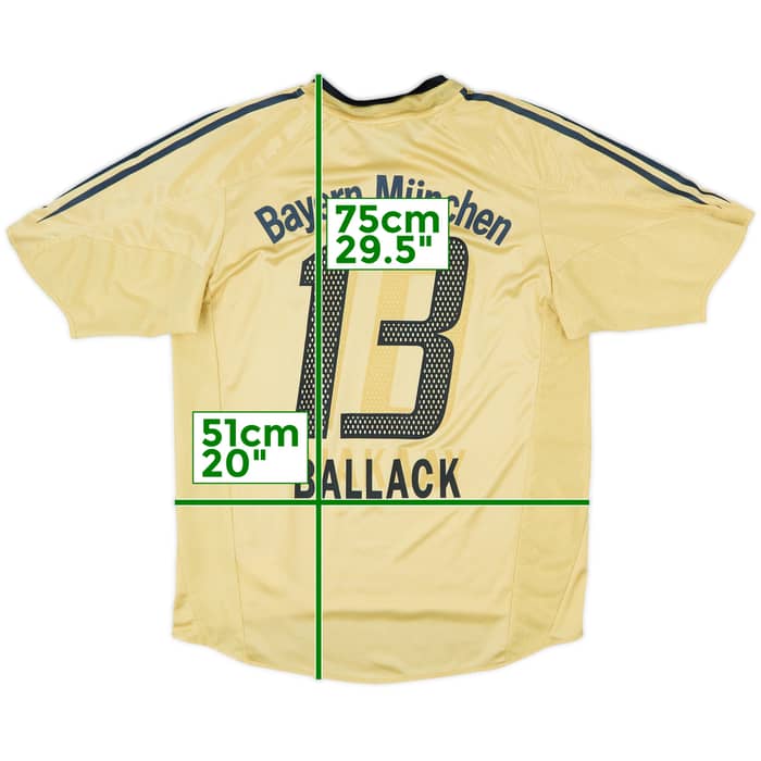 2004-05 Bayern Munich Away Shirt Ballack #13 - 5/10 - (M)