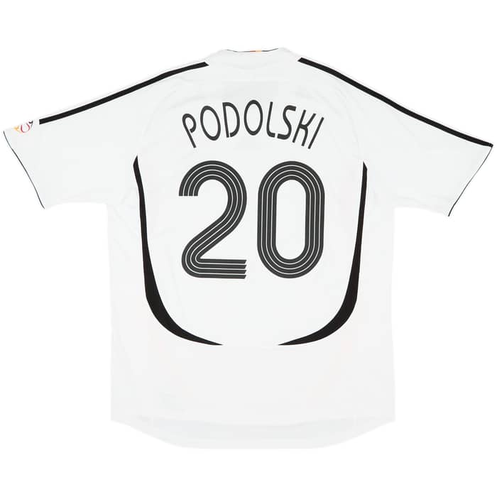 2005-07 Germany Home Shirt Podolski #20 - 9/10 - (XL)