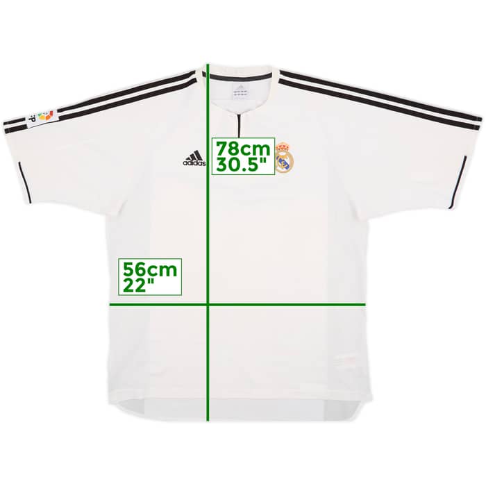 2003-04 Real Madrid Home Shirt - 4/10 - (L)