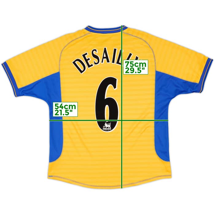 2000-01 Chelsea Away Shirt Desailly #6 - 9/10 - (L)
