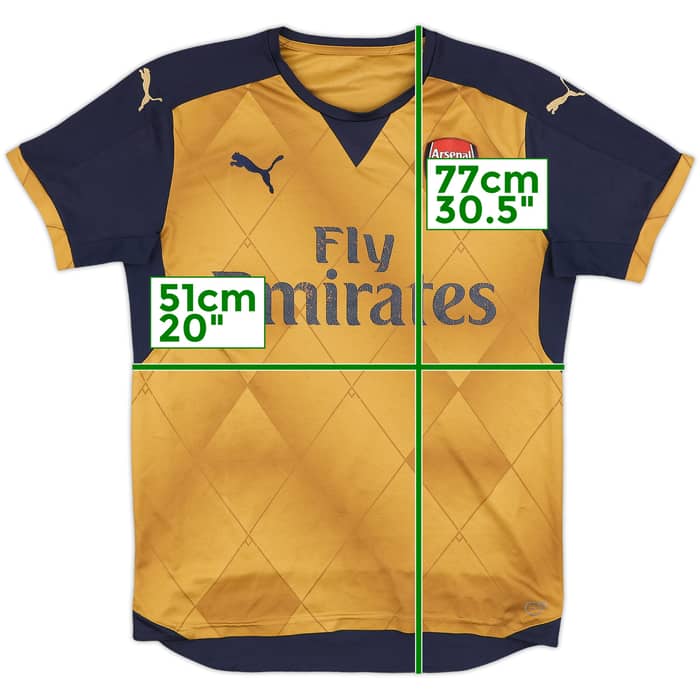 2015-16 Arsenal Away Shirt - 5/10 - (S)