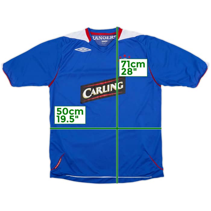 2007-08 Rangers Home Shirt - 6/10 - (M)