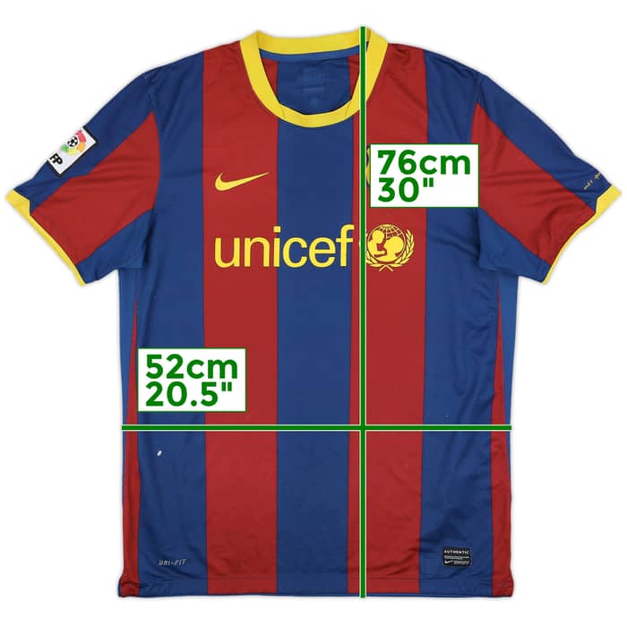 2010-11 Barcelona Home Shirt - 5/10 - (L)