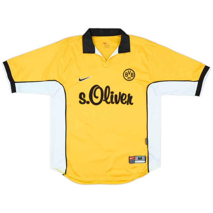 1998-00 Borussia Dortmund Home Shirt Thomas #10 - 7/10 - (M)