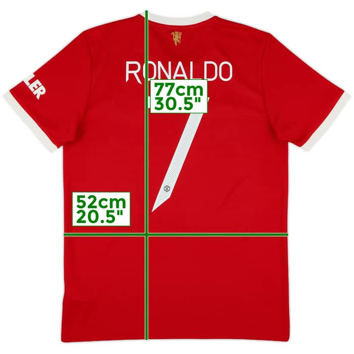 2021-22 Manchester United Home Shirt Ronaldo #7 - 9/10 - (M)