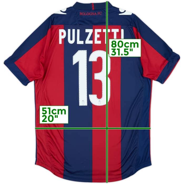 2013-14 Bologna Home Shirt Pulzetti #13 - 6/10 - (M)