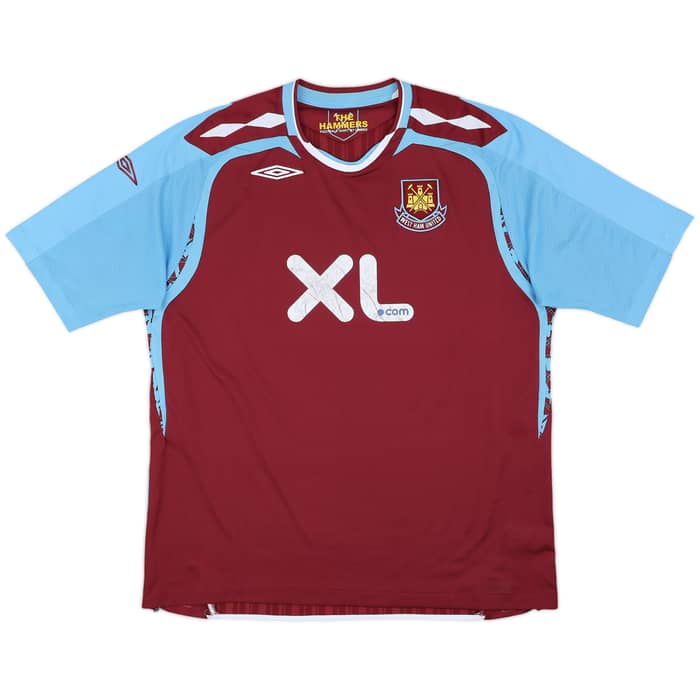 2007-08 West Ham Home Shirt Noble #16 - 6/10 - (XXL)