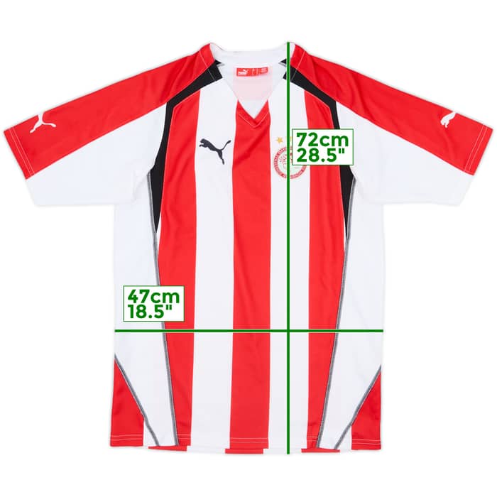 2005-06 Olympiakos Home Shirt - 9/10 - (M)