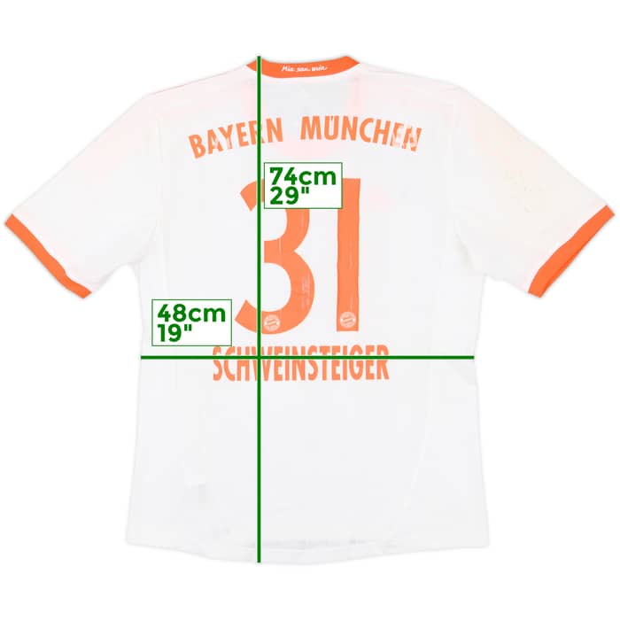 2012-13 Bayern Munich Away Shirt Schweinsteiger #31 - 5/10 - (M)