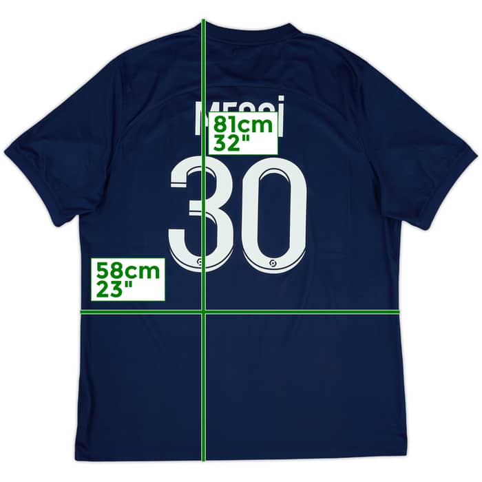 2022-23 Paris Saint-Germain Home Shirt Messi #30 - 10/10 - (XL)