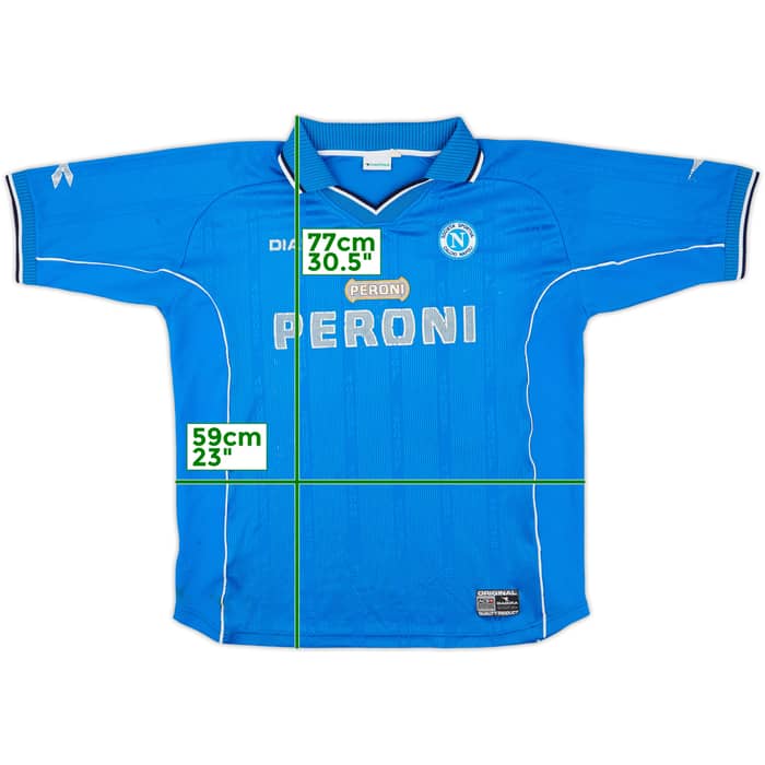 2000-01 Napoli Home Shirt - 4/10 - (XXL)