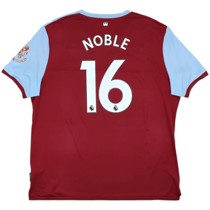 2019-20 West Ham Home Shirt Noble #16 - 9/10 - (3XL)