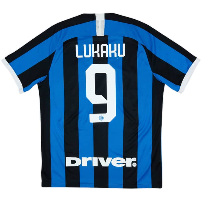 2019-20 Inter Milan Home Shirt Lukaku #9 - 7/10 - (L)