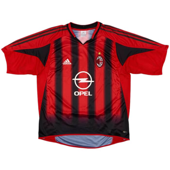 2004-05 AC Milan Home Shirt Nesta #13 - 7/10 - (L)