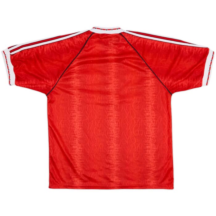 1990-92 Manchester United Home Shirt - 7/10 - (L)