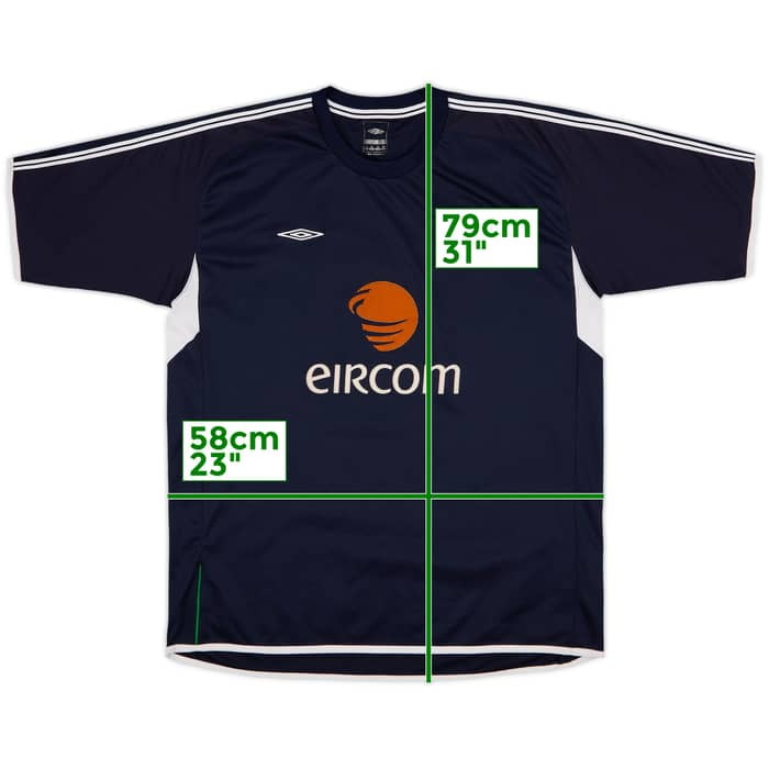 2002-03 Ireland Umbro Training Shirt - 8/10 - (XL)