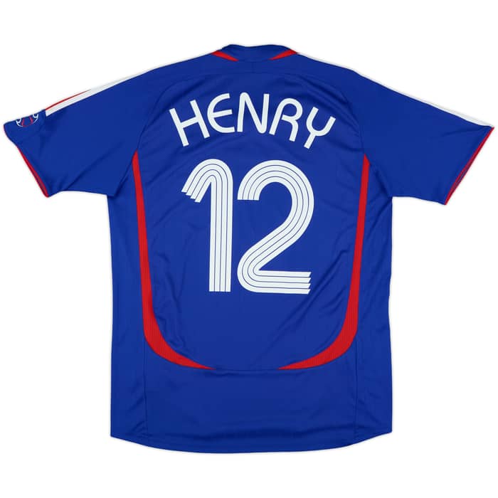2006-07 France Home Shirt Henry #12 - 9/10 - (M)