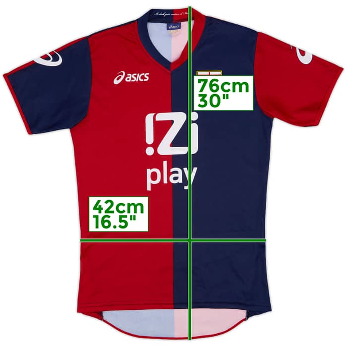 2010-11 Genoa Home Shirt - 9/10 - (Women's M)